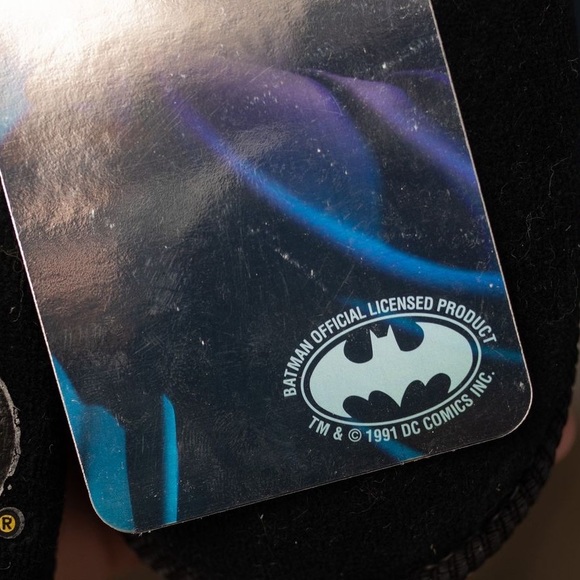 1991 VINTAGE Batman slippers - Picture 2 of 3